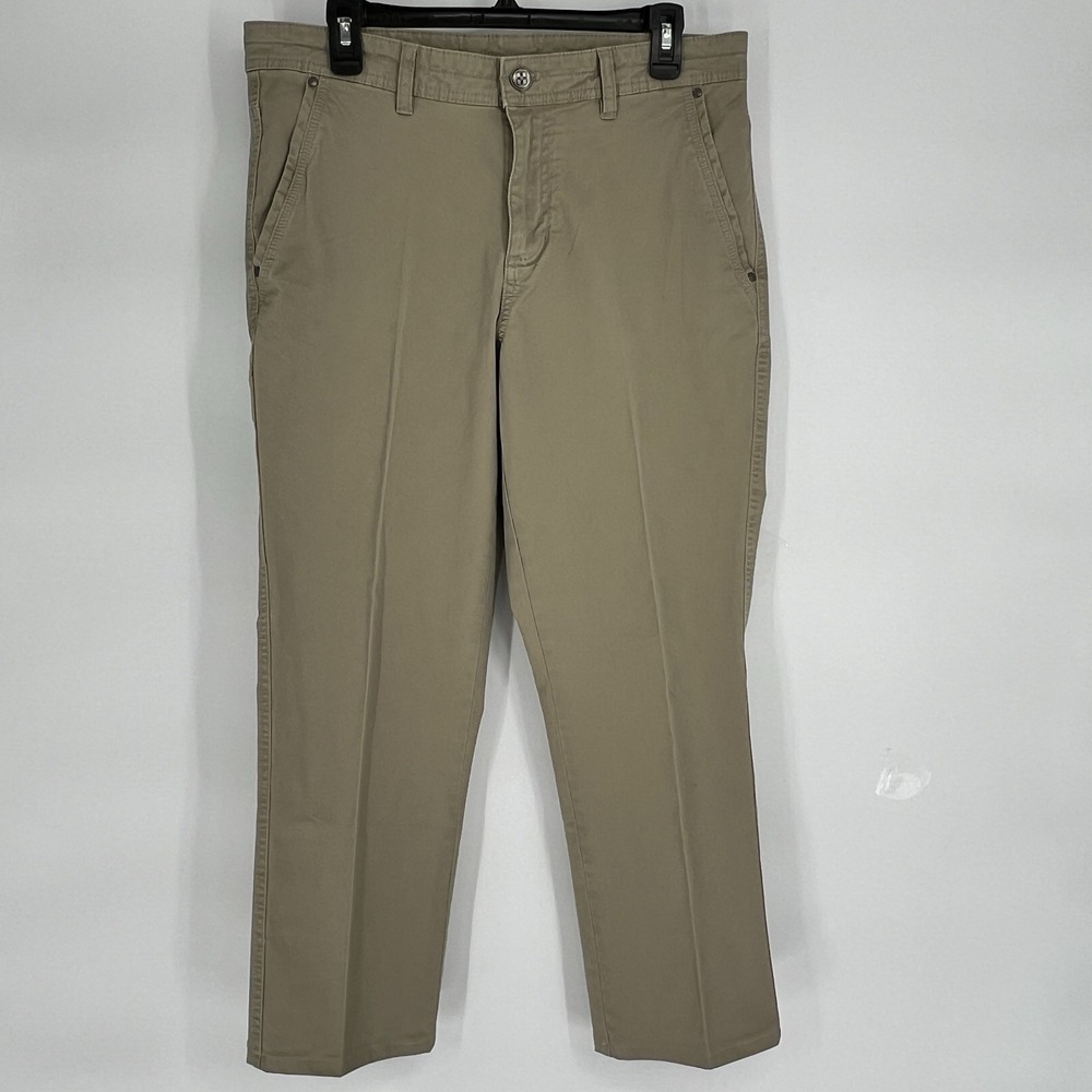 Swiss Tech Mens Khaki Pants 32x27 Relaxed Fit Casual‎ Work Wear